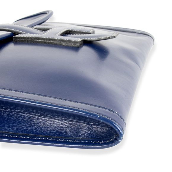 Hermès Vintage Bleu Saphir Box Calf Jige PM - Picture 7 of 9